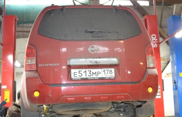 Замена задней ступицы и задних колодок Ниссан Патфайндер