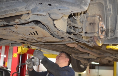 Установка защиты картера Ниссан Х-Трейл