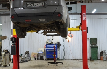 Съём подрамника Ниссан Х-Трейл