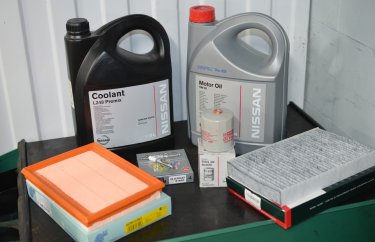 Набор запчастей для ТО 90 тысяч Ниссан Жук