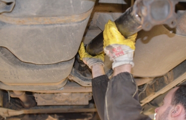 Установка кардана Nissan Pathfinder