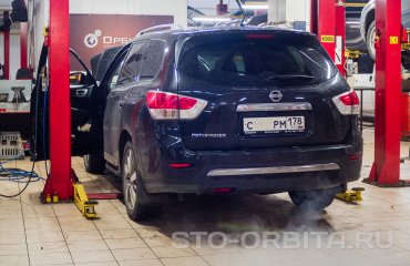 Замена антифриза Ниссан Патфаиндер R52 (подробные фото)