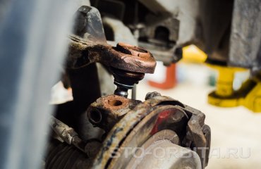 Замена шаровой опоры Ниссан Патфаиндер R51 (подробные фото)