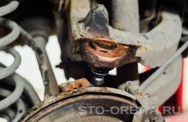 Замена шаровой опоры Ниссан Патфаиндер R51 (подробные фото)