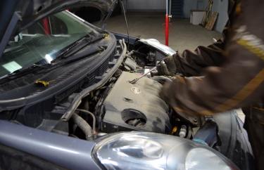 Сборка моторного отсека.