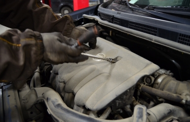 Подготовка к снятию коллектора.