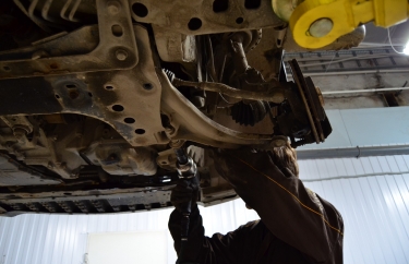 Открутка сайлентблока.