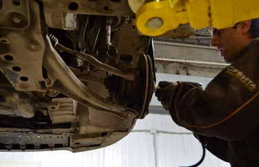 Съём рычага.