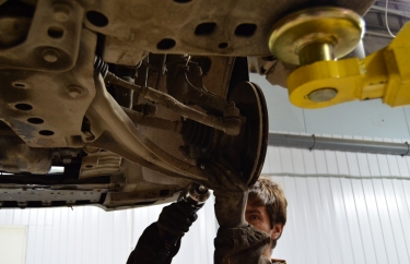 Съём рычага.