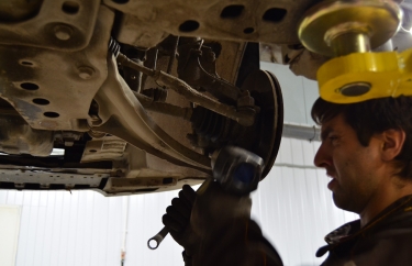 Съём рычага.