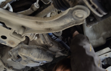 Установка нового приводного ремня.