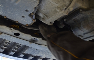 Слив антифриза.